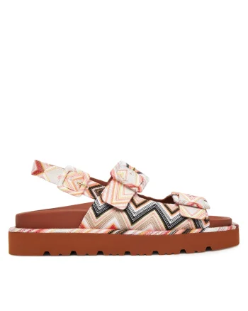 Sandale dama,  Wave Pink, Multicolor, Tesatura