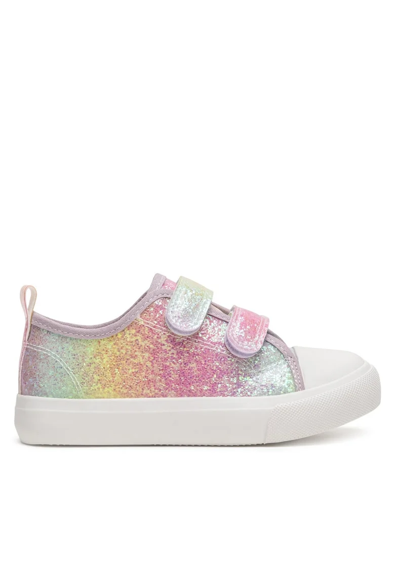 Pantofi copii,  adidasi fete, multicolor, textil