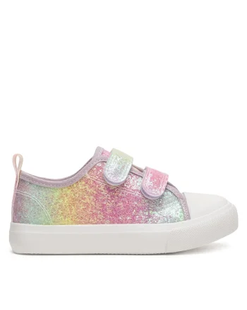 Pantofi copii,  adidasi fete, multicolor, textil