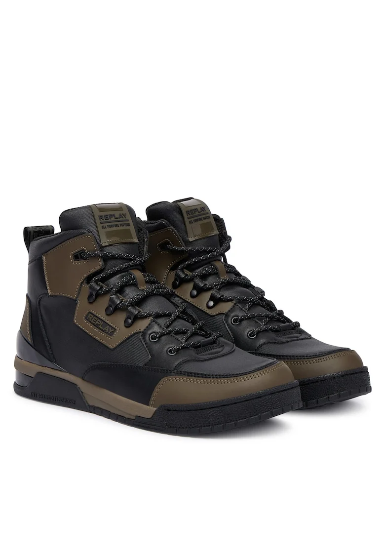 sport barbati,  1659, piele naturala, Negru