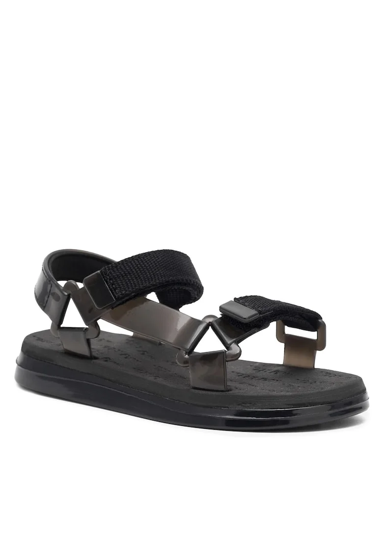 Sandale copii  sintetic, negru,