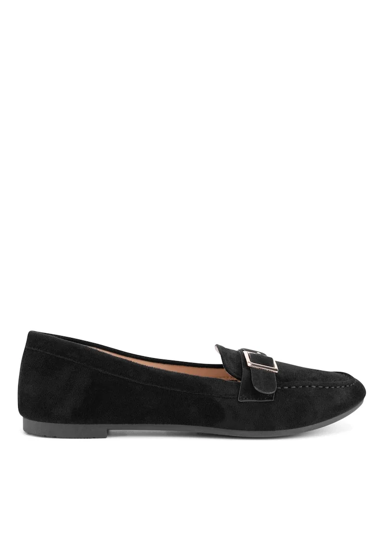 Balerini dama,  textil, negru