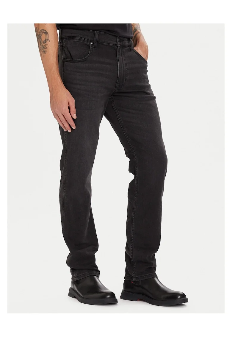 Blugi barbati  gri antracit, denim