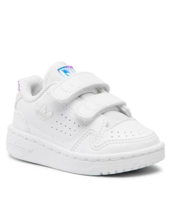 Pantofi copii,  fete, piele ecologica, alb,