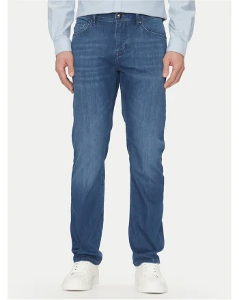 Blugi barbati  albastru, din denim,