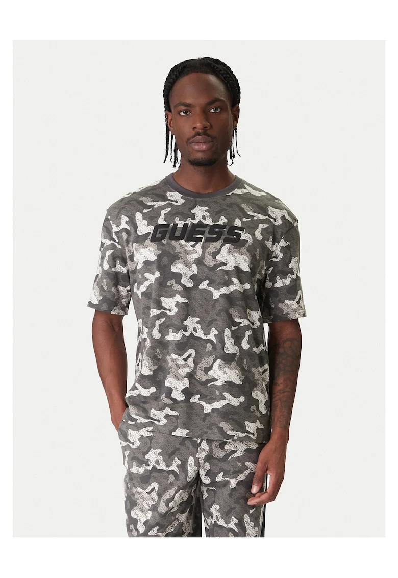 Tricou barbati  gri, bumbac