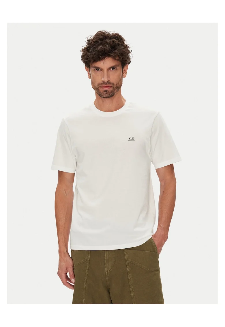 Tricou barbati  ecru, bumbac