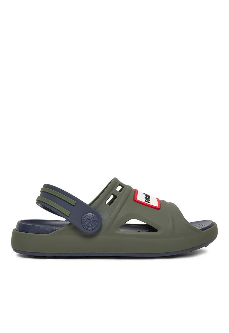 Papuci baieti P4047539,  Plastic, Kaki