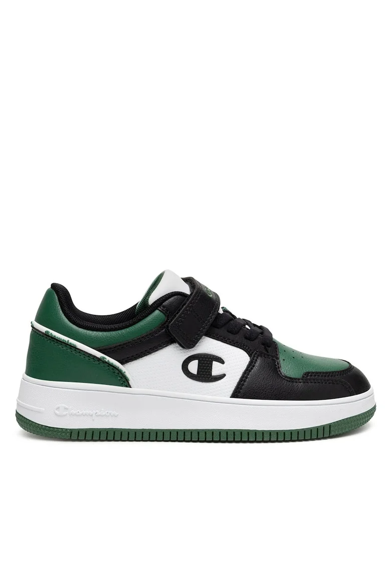 Pantofi copii  tenisi baieti verde si alb