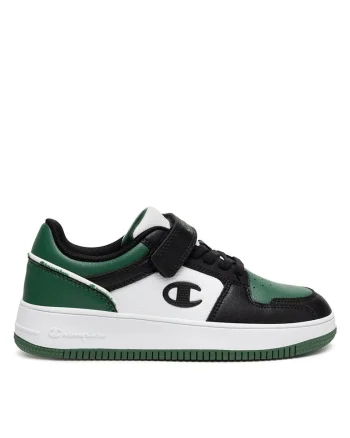 Pantofi copii  tenisi baieti verde si alb