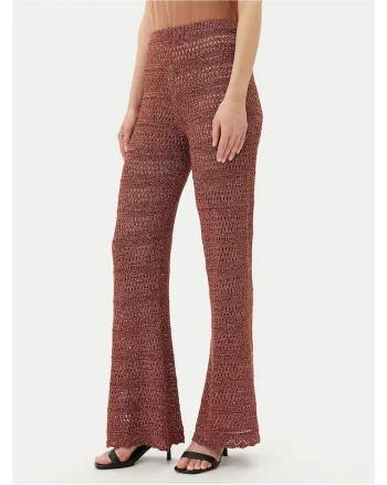 Pantaloni pentru dama  tricotati, maro