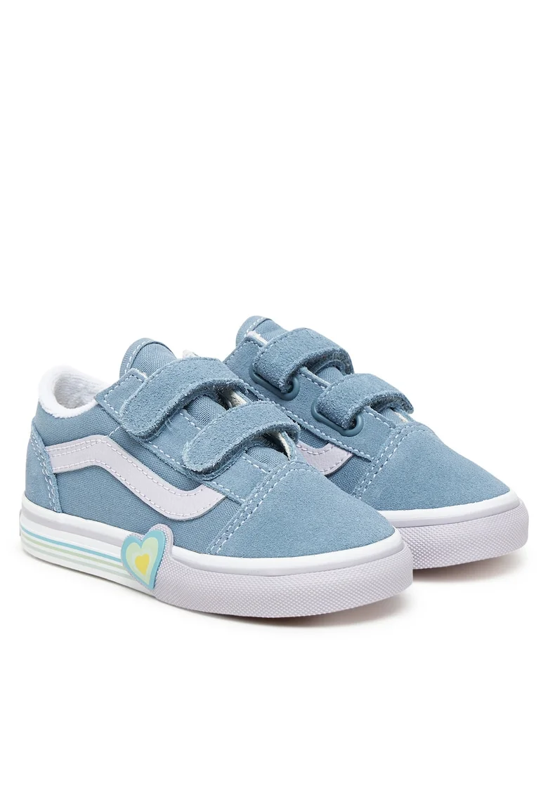 Tenisi copii,  Citadel Old Skool V Heart, piele naturala, pentru fete