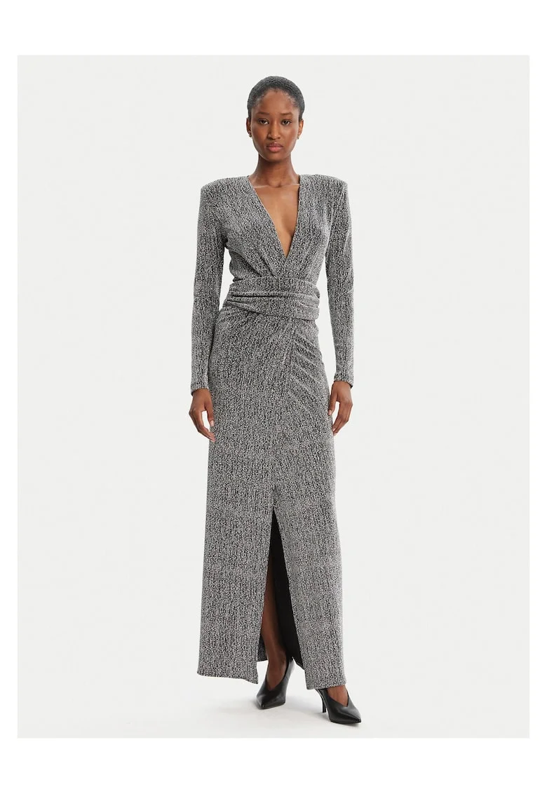 Rochie de seara de dama  argintie