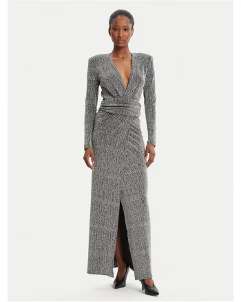 Rochie de seara de dama  argintie