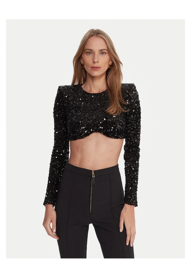 Top dama  TO-046-57E2-V370, negru