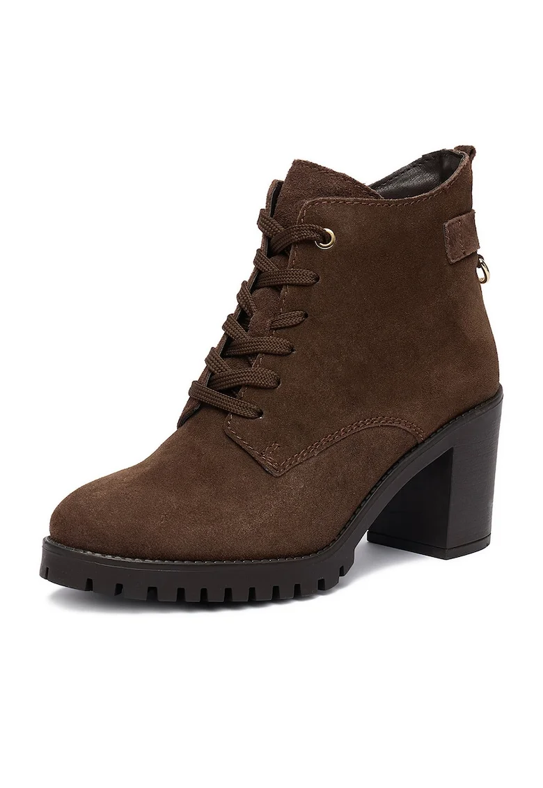 dama,  piele naturala, maro CEO-WI23-LUM-02, Maro