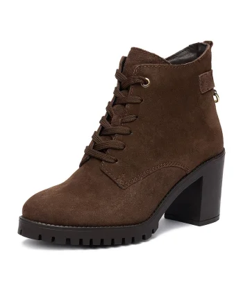 dama,  piele naturala, maro CEO-WI23-LUM-02, Maro