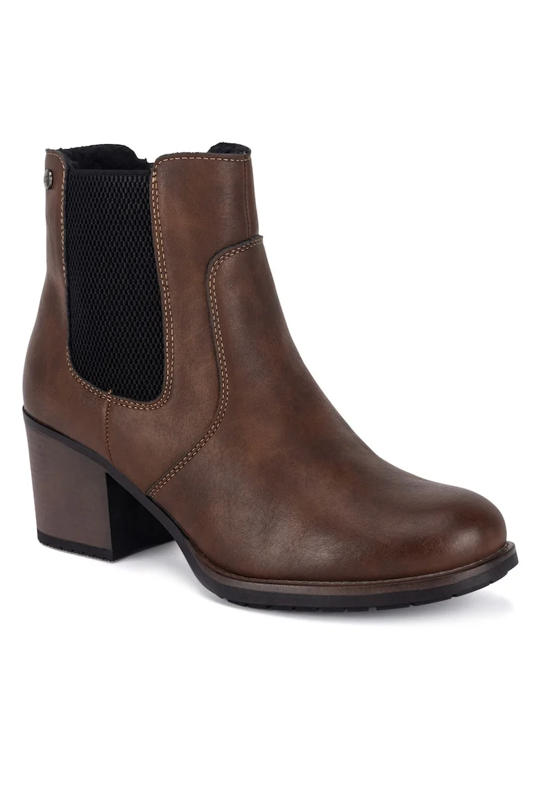 Botine dama CEO-WS15221-02,  Textil, Maro