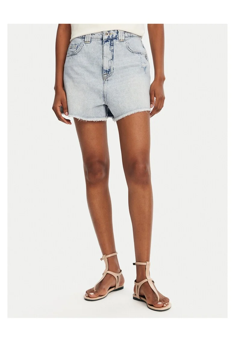 Blugi scurti pentru dama,  albastru, denim