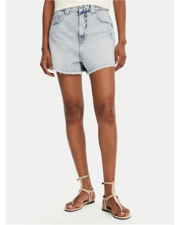 Blugi scurti pentru dama,  albastru, denim