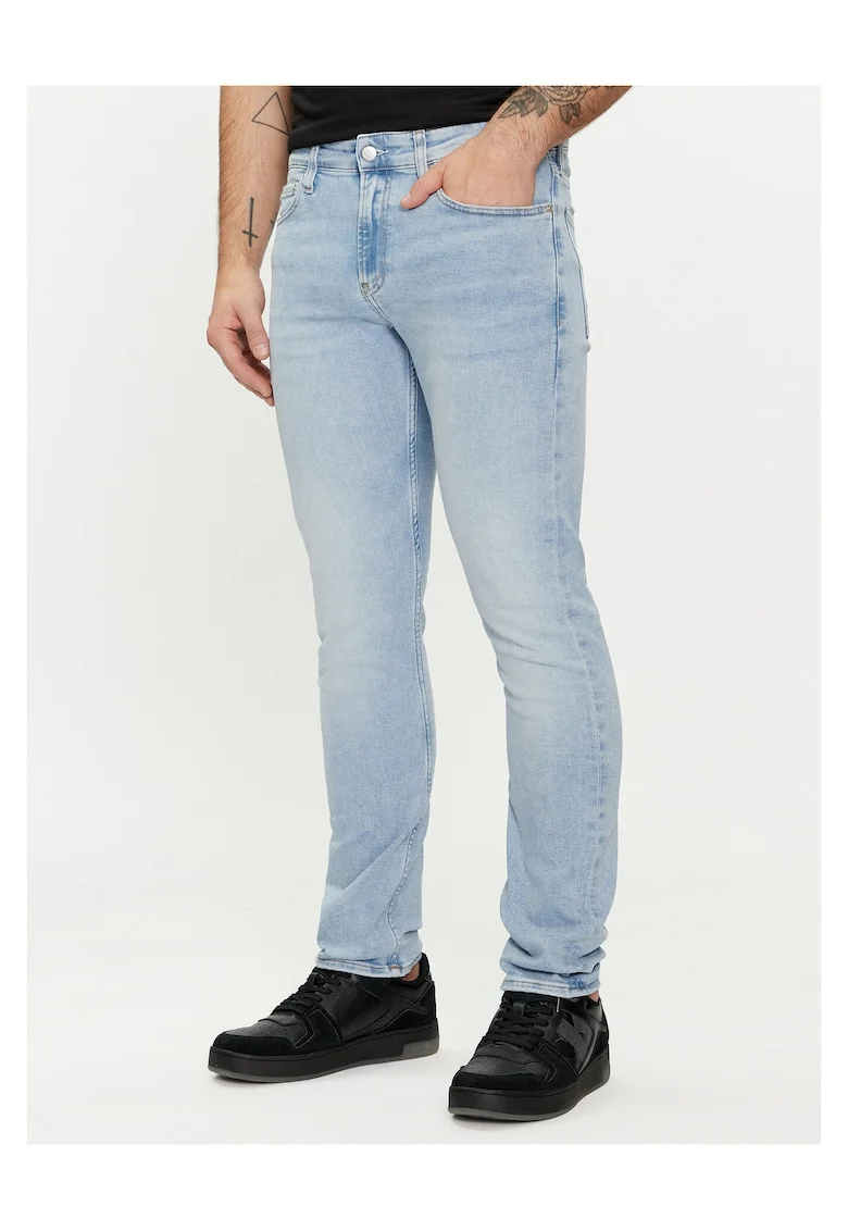 Blugi barbati  albastru deschis, denim