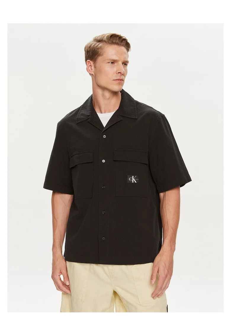 Camasa barbati  culoare negru, bumbac