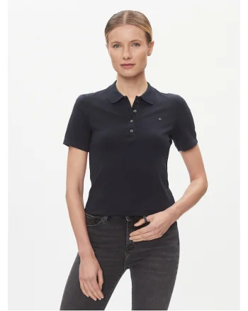 Tricou dama  bleumarin, polo,