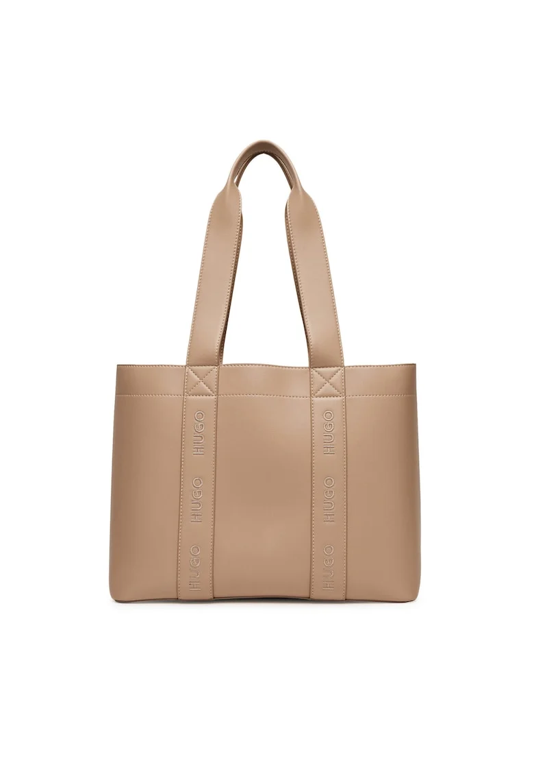 Geanta dama  Light Pastel Brown 231, din piele ecologica, dimensiuni universale