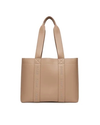 Geanta dama  Light Pastel Brown 231, din piele ecologica, dimensiuni universale