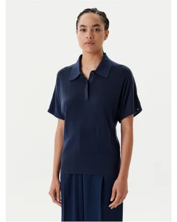 Tricou dama  bleumarin, polo