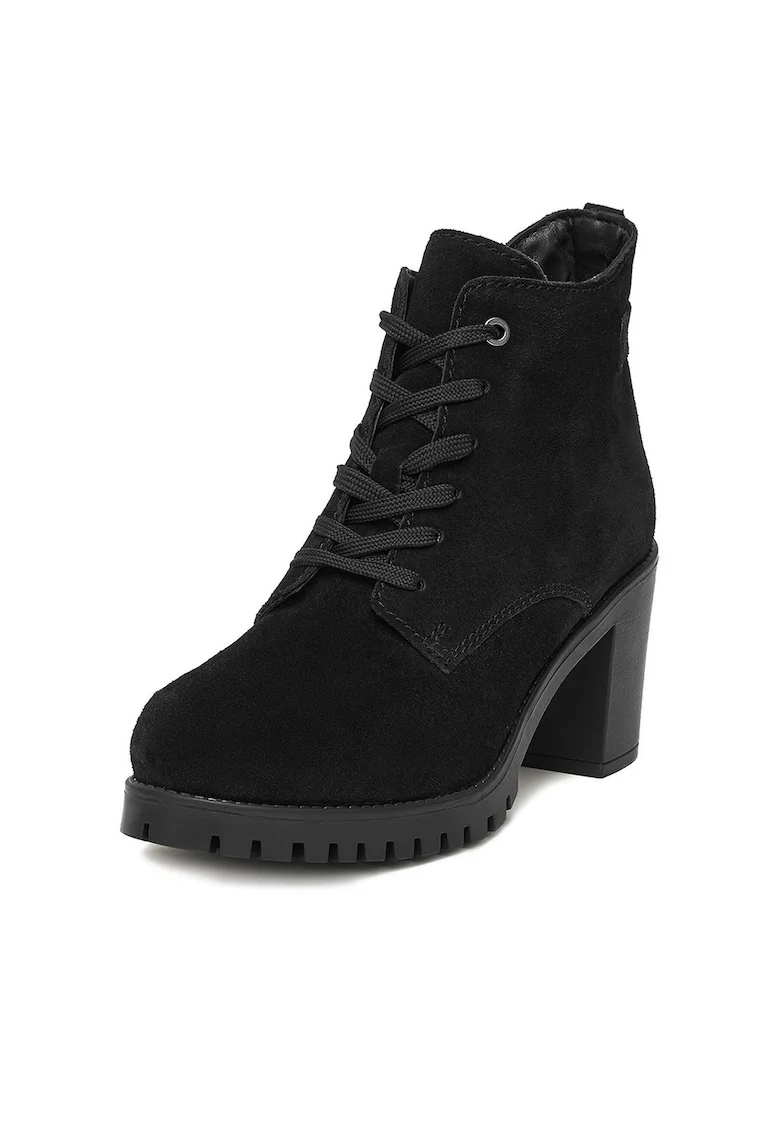 Botine dama,  piele naturala, negru CEO-WI23-LUM-02