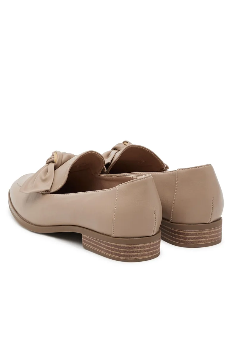 Mocasini dama,  bej, tesatura WYL3674-7