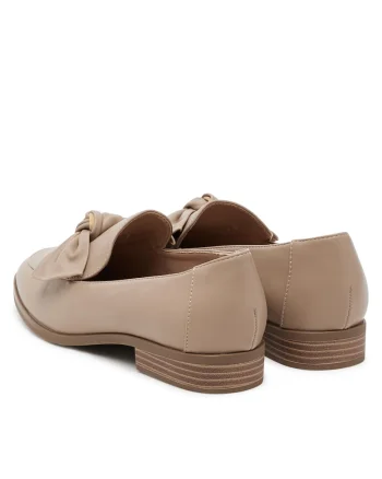 Mocasini dama,  bej, tesatura WYL3674-7
