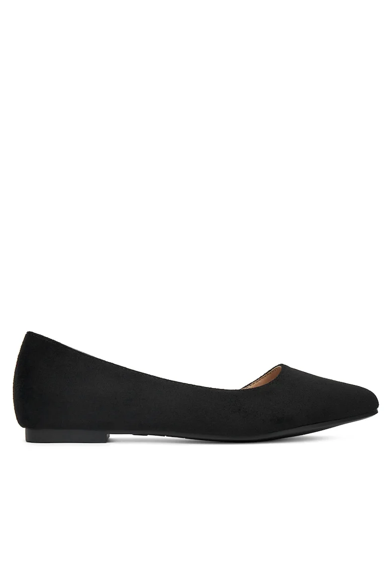 Balerini dama,  piele ecologica, negru