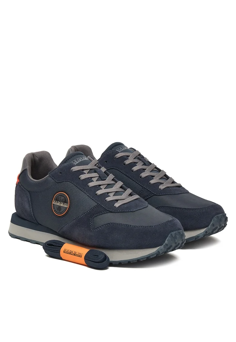 Tenisi barbati,  bleumarin, piele naturala