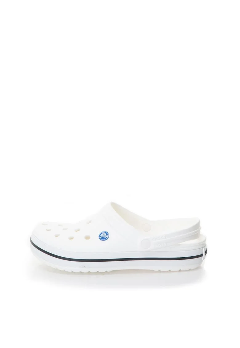Saboti slingback unisex relaxed fit Crocband234, Alb