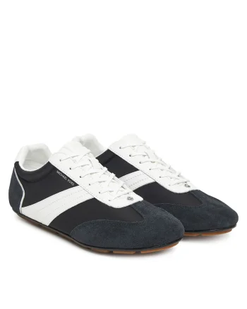 Tenisi dama  43F5SUFS5S, negru, piele naturala