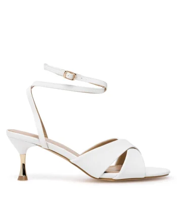 Sandale dama,  WYL3738-2Z-SB, piele naturala, alb
