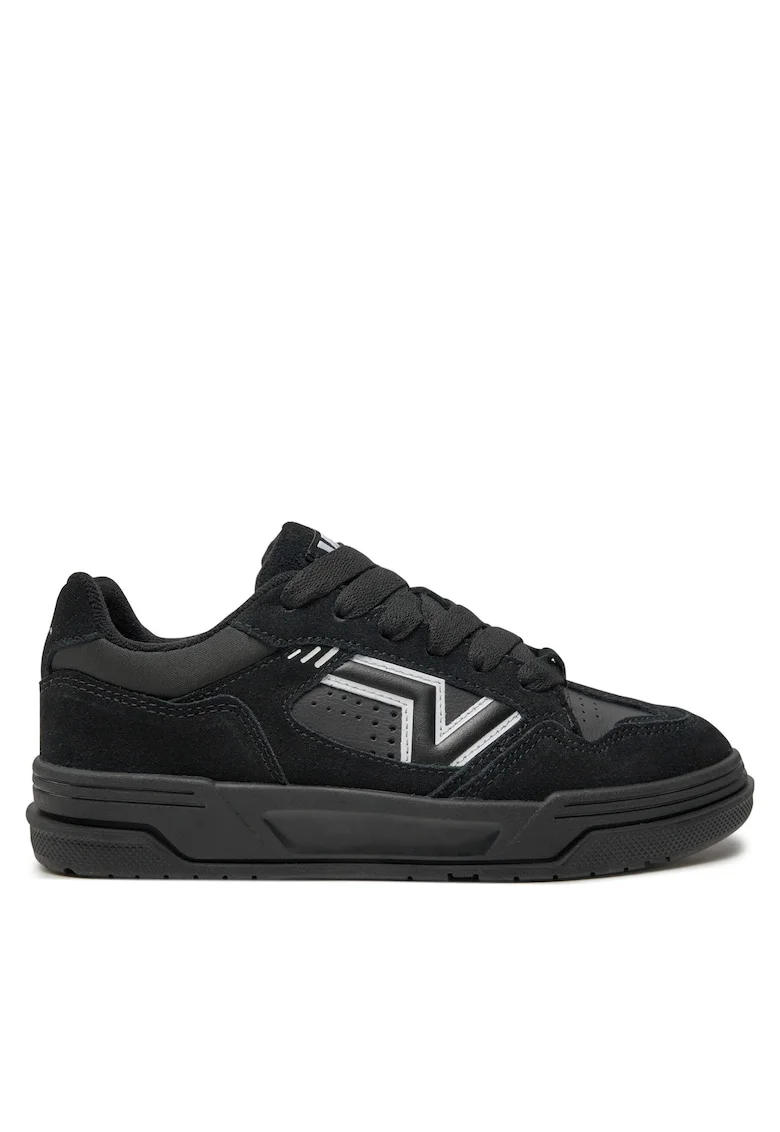 Tenisi dama,  piele naturala, negru/alb,