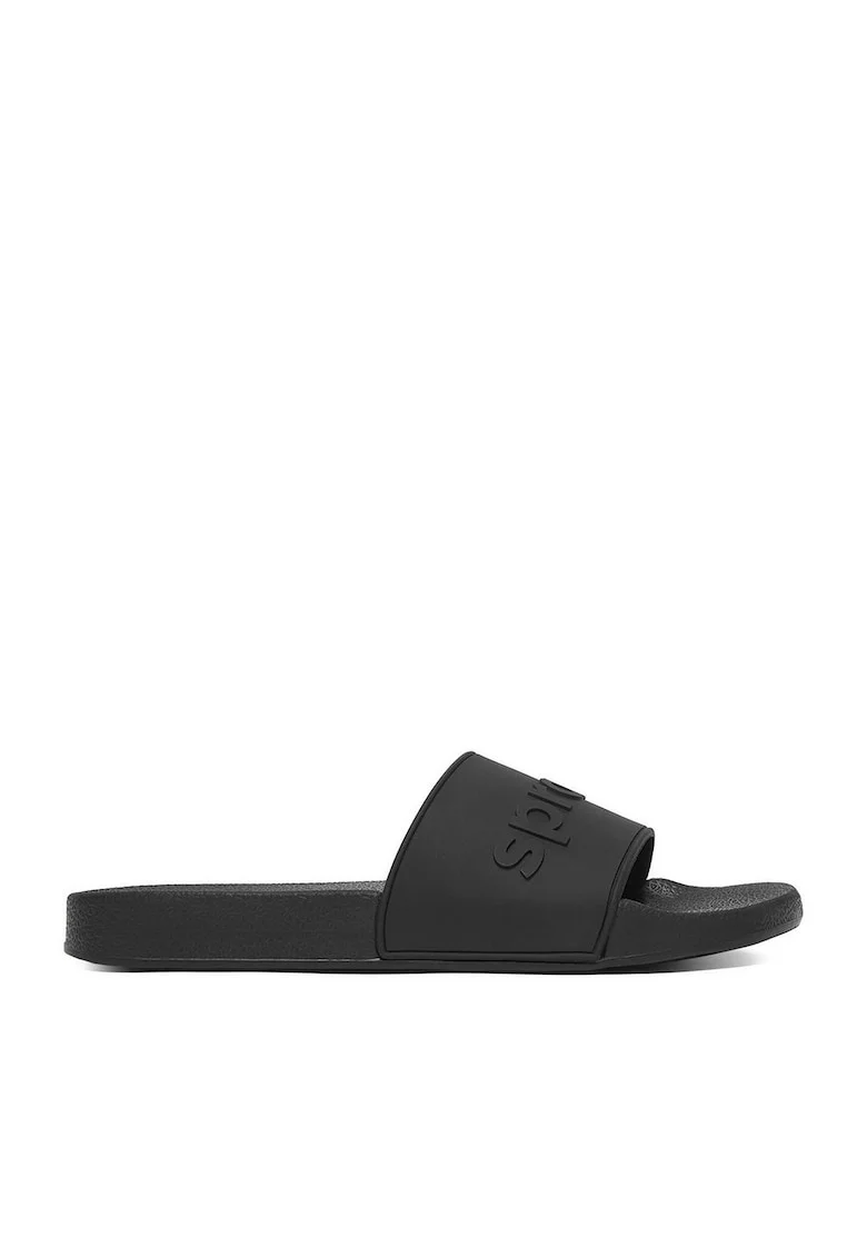 Papuci dama,  textil, negru,
