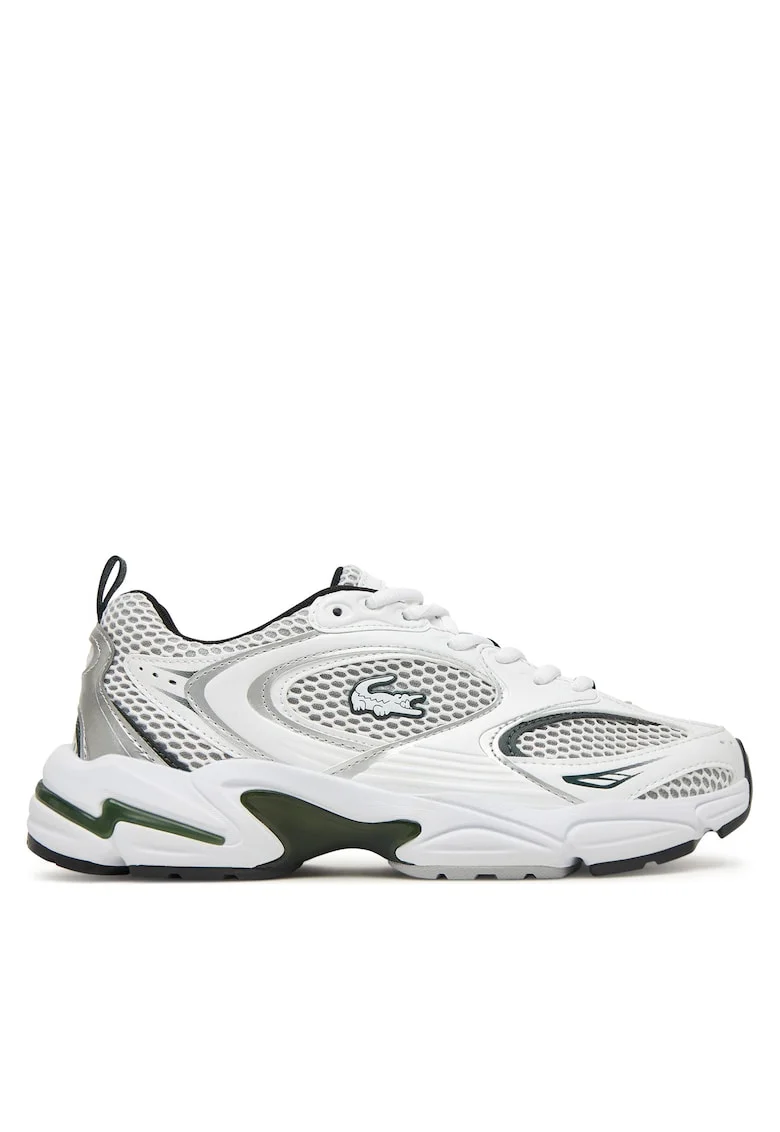 Pantofi sport din material textil Storm 96, Alb/Verde inchis