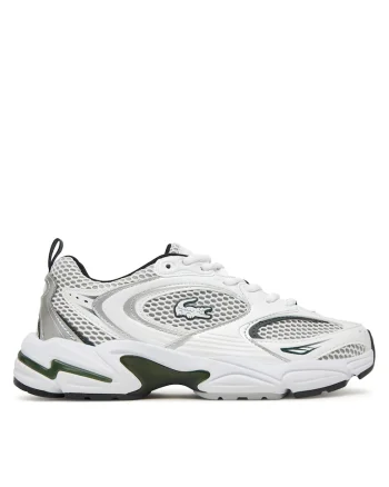 Pantofi sport din material textil Storm 96, Alb/Verde inchis