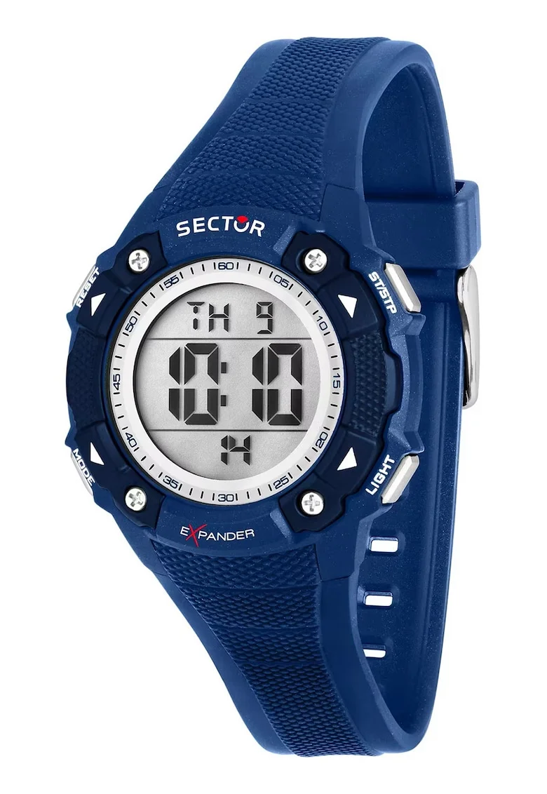 Ceas digital Expander, Argintiu/Bleumarin