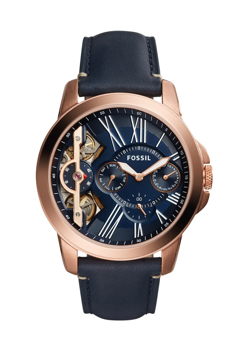 Ceas mecanic bleumarin Grant Twist