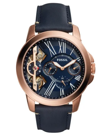 Ceas mecanic bleumarin Grant Twist