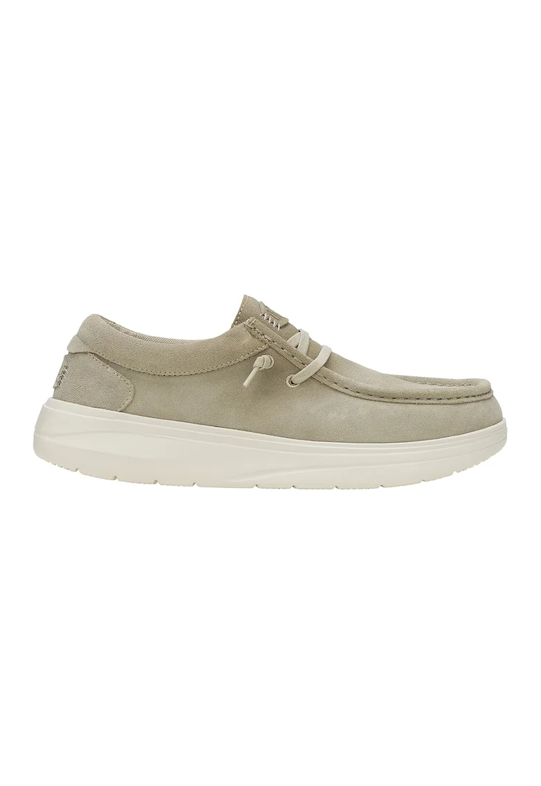 Mocasini Barbati Piele Intoarsa, Wally Comf Suede, Negru