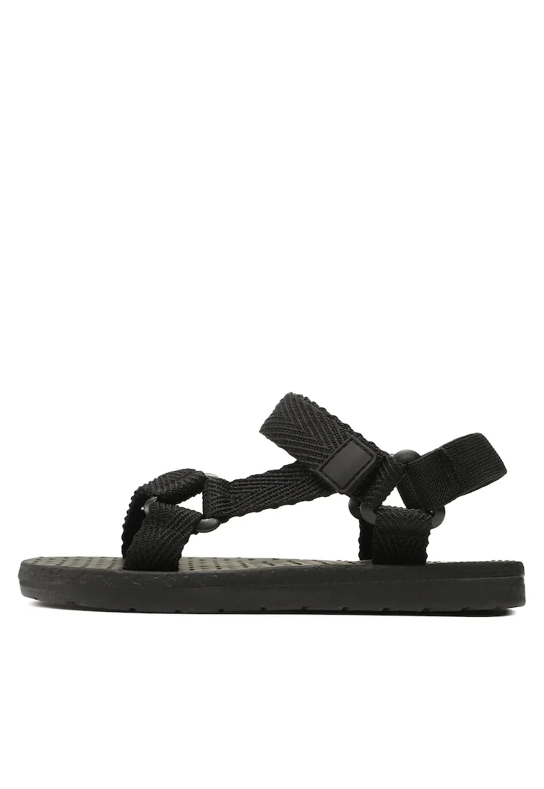 Sandale copii  negru, tesatura,