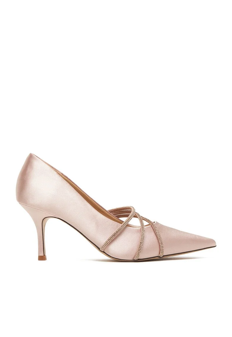Pantofi dama,  CEO-6V9221-9, roz, textil