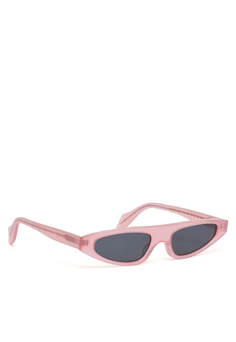 Ochelari de soare dama  Rosa Chiar Q95, roz, din material plastic