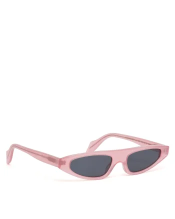 Ochelari de soare dama  Rosa Chiar Q95, roz, din material plastic